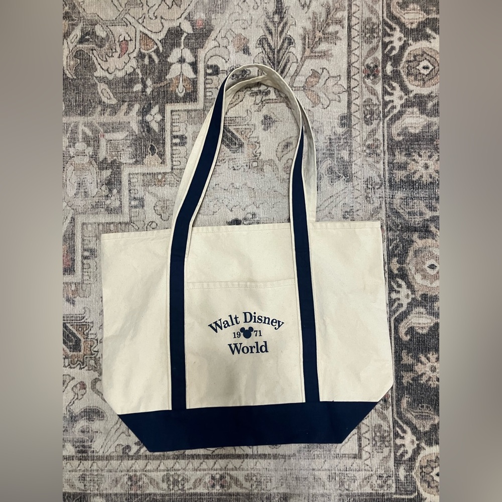 Walt Disney World Large Canvas Tote Bag